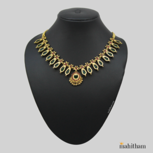 Green Nagapadam Necklace with Locket