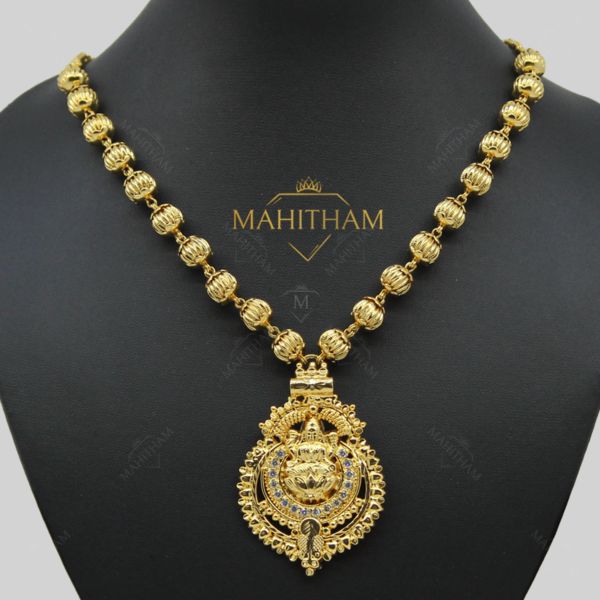 Lakshmi Locket With Balls Chain