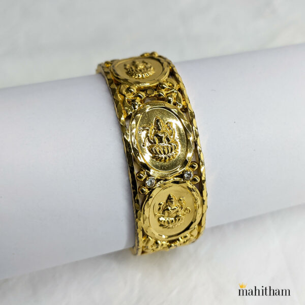 Ashta Lakshmi Bangle with White AD Stones