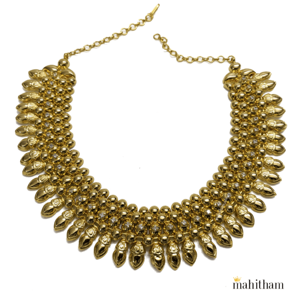 Choker Necklace with White American Diamond Gemstones