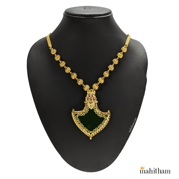 Palakka Designer Locket with Balls Chain