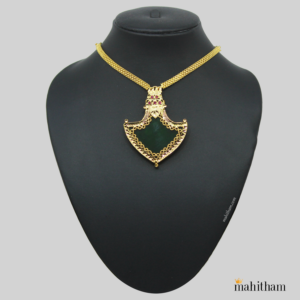 Designer Palakka Locket with Chain