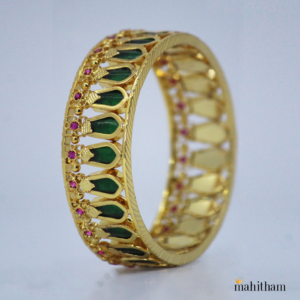 Green Nagapadam Bangle For Women