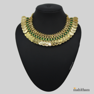 Palakka Green Nagapadam Coin Choker