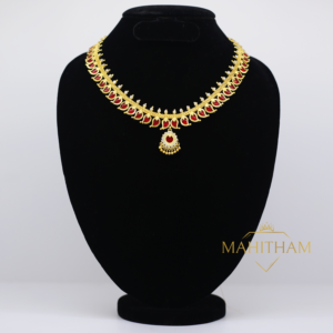 Bhuvanika Red Mango Necklace