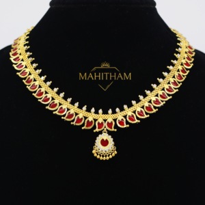 Bhuvanika Red Mango Necklace