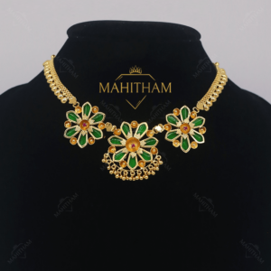 Green Nagapadam Nayana Necklace