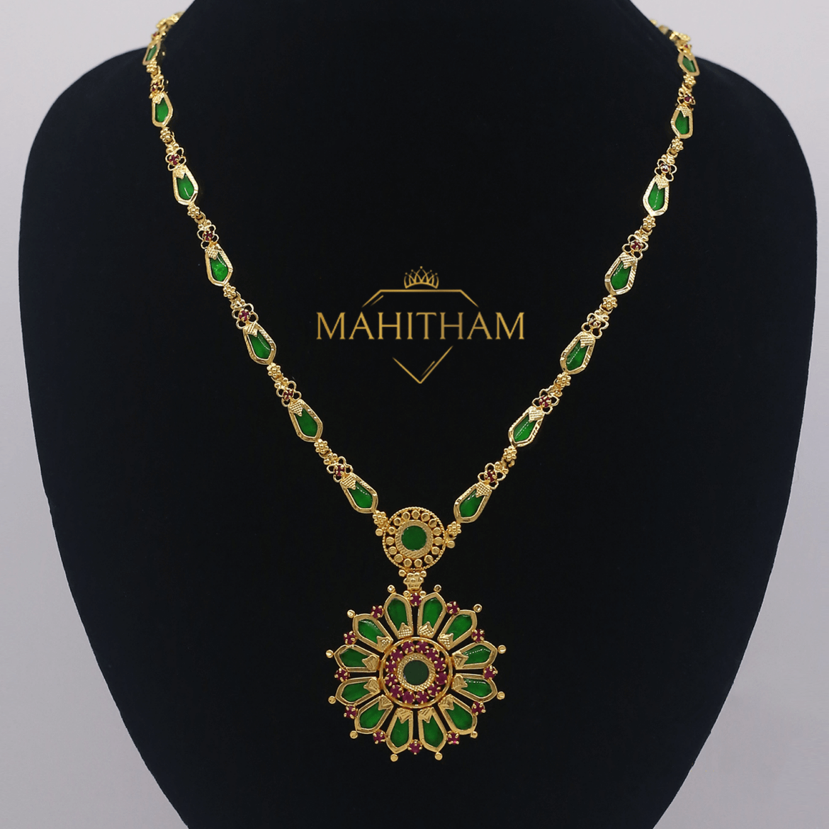 Nagapadam One Gram Gold Chain with Nagapadam Pendant MG-1015