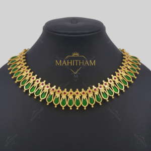 Nagapadam Choker with Ruby Red Stone