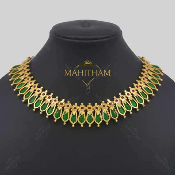 Nagapadam Choker with Ruby Red Stone
