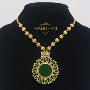 Traditional Mango Pendant with Balls Chain