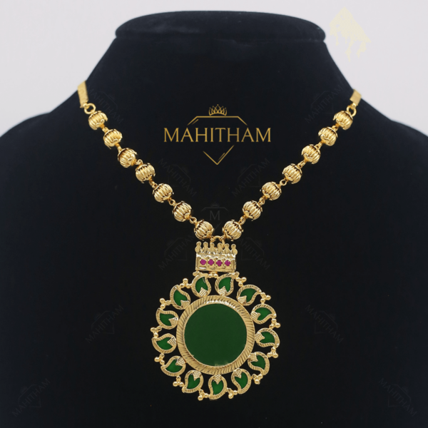 Traditional Mango Pendant with Balls Chain