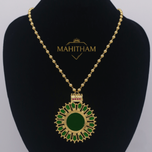 Traditional Nagapadam Pendant with Balls Chain