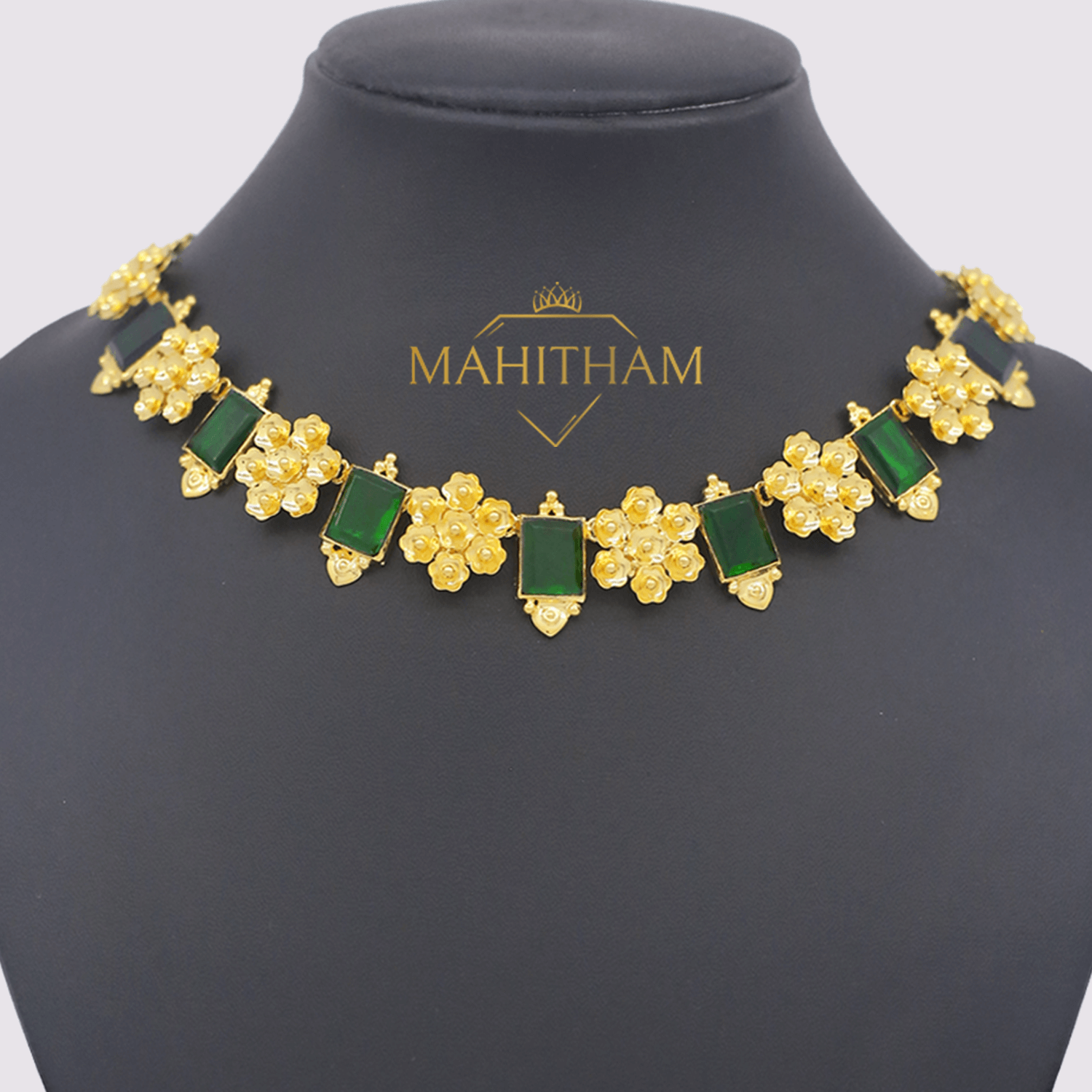Emerald Beads Necklace Designs Shop Online – Gehna Shop