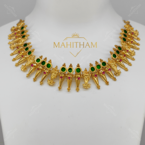 Designer Standing Lakshmi Palakka Necklace