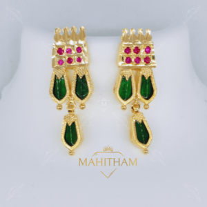 Designer Trio Nagapadam Ear Stud