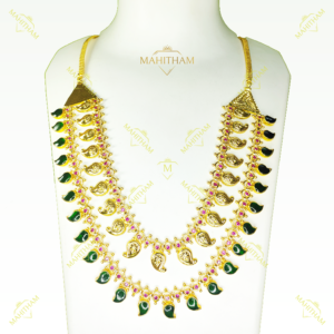 Double layer mango necklace