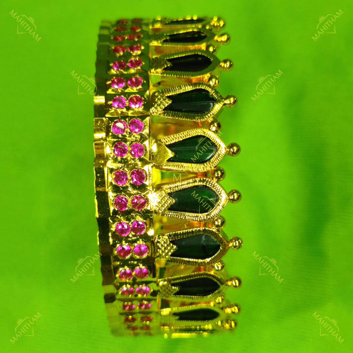 4 Stone Nagapadam Special Bangle MG- 1186