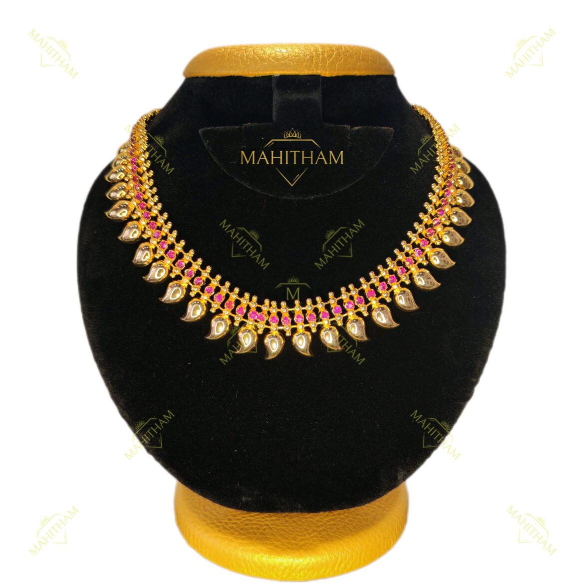Mahitham Special Mango Dye Short Necklace MG-2043