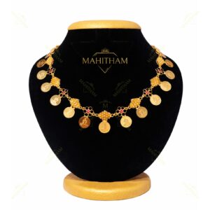 Lakshmi Coin Ruby Necklace – MG-2083