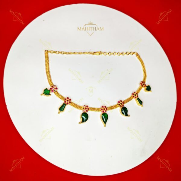 Mahitham Green Multistone Choker – MG-2101