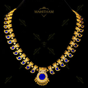 Blue Mango double stone necklace