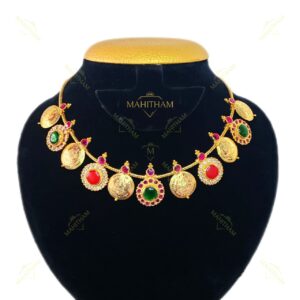 Mahitham Ratna Kasu Mala Necklace MG-2099