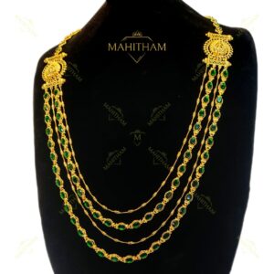 Four Layer Necklace- Green