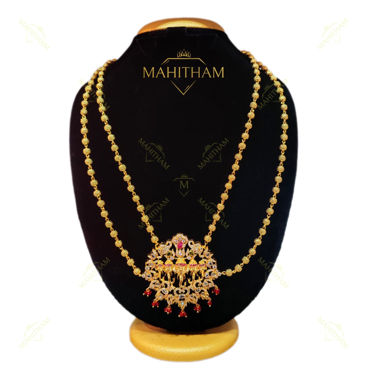 Anna pendent necklace_2 Gajashree haram_2