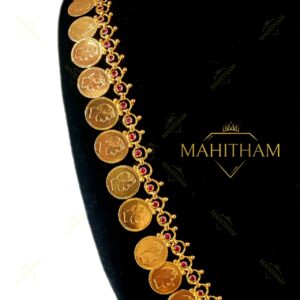 MG-2158 – Head Coin Ruby Long Necklace-zoomed