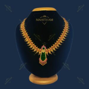 MG-2159 Nagapadam Centre Necklace_1