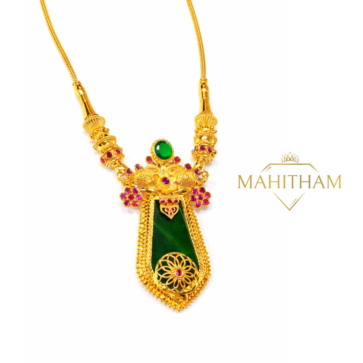 Green Nagapadam Pendant Chain MG-2189