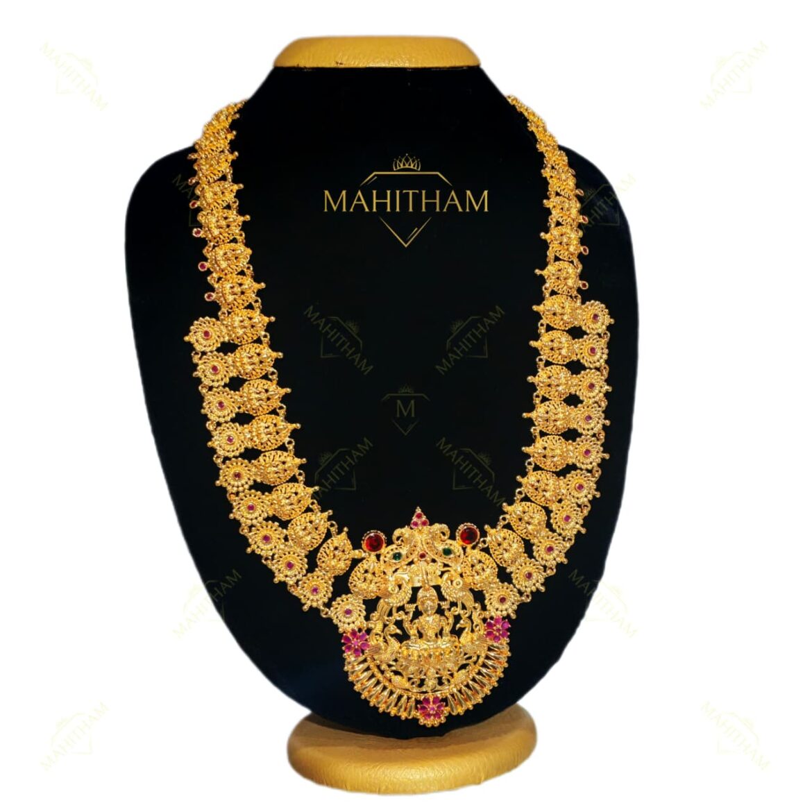 Traditional Lakshmi Ruby Haram – MG-2192