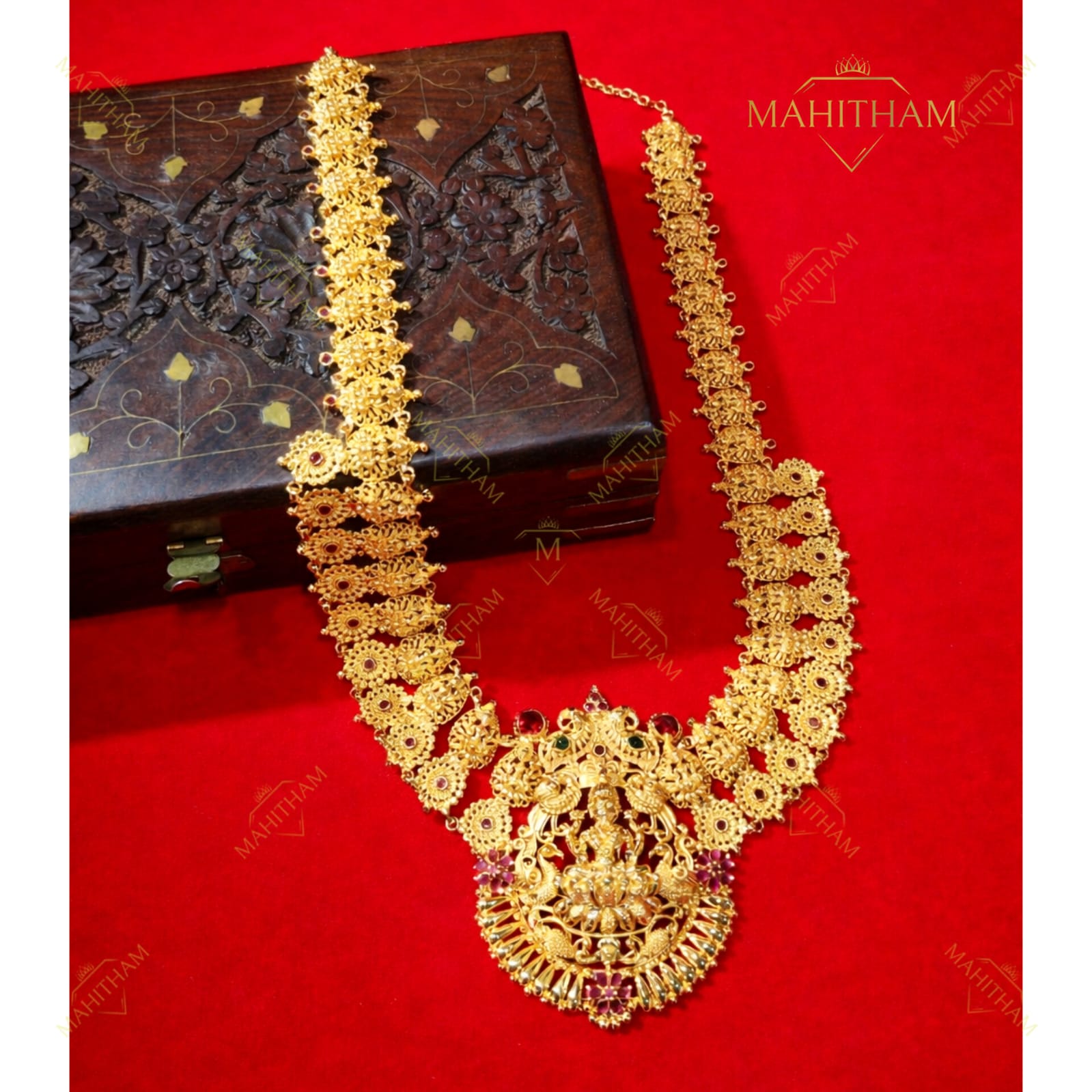 Traditional Lakshmi Ruby Haram_1