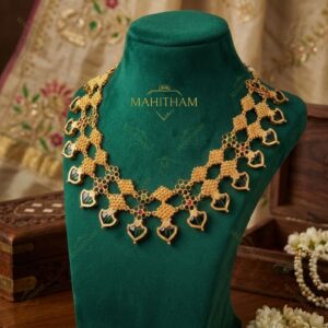 Green Palakka Ruby Necklace – MG-2185
