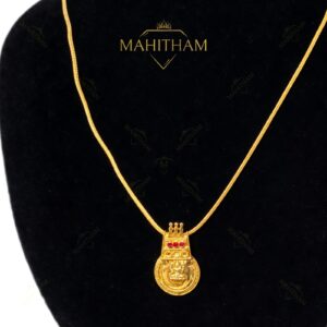 MG-2199 Lakshmi Ruby Pendant Chain_1