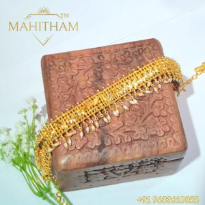 Elakathalli pearl hanging choker detailed design 6 MG-2252