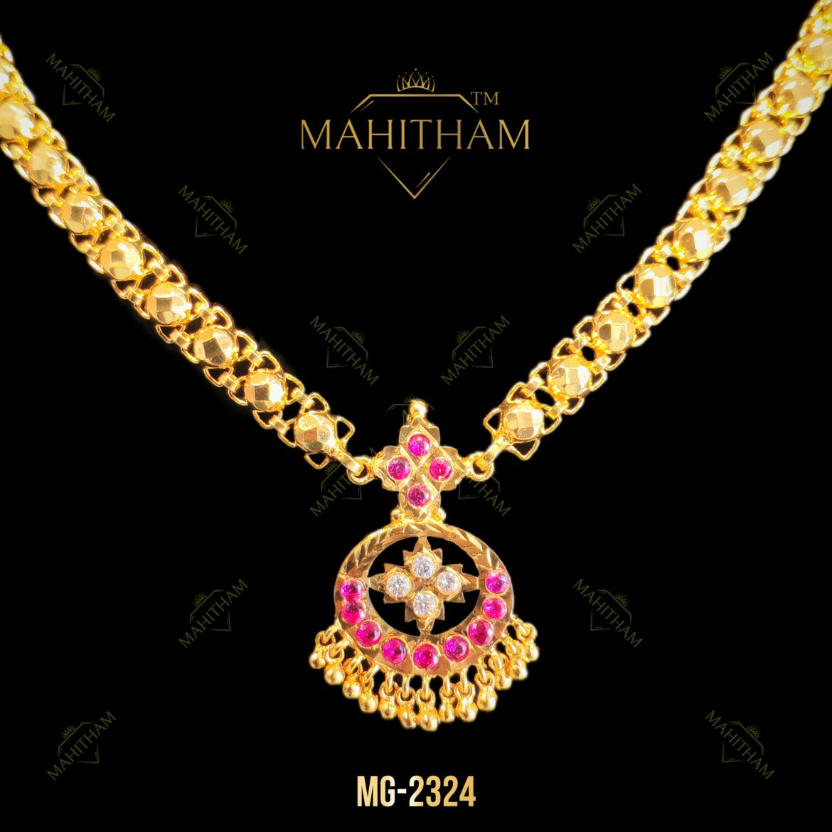Traditional Vairaminni Pathakam Necklace