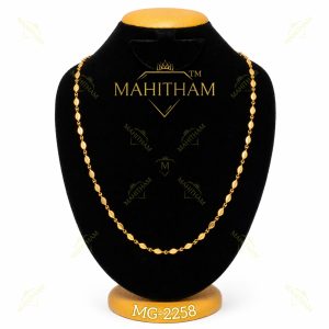 single layer avil mala chain traditional gold finish MG-2258