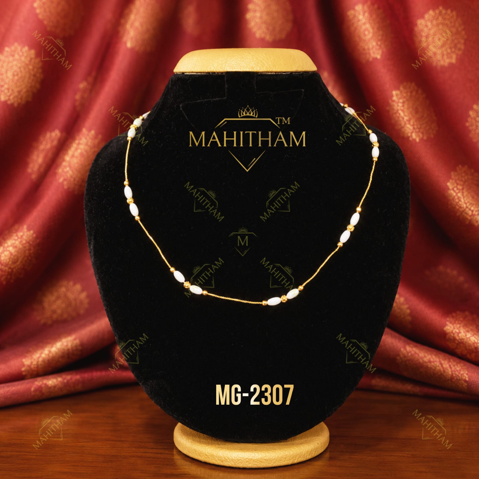 Rice Pearl Chain Necklace MG-2307