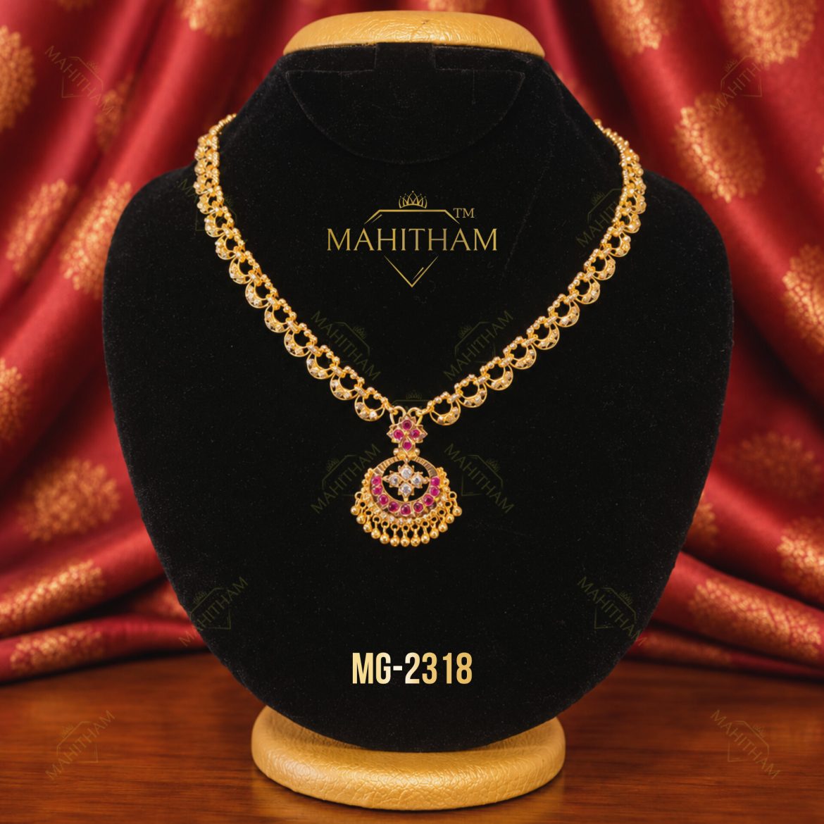 Heritage Chandrammini Pathakam Necklace MG-2318